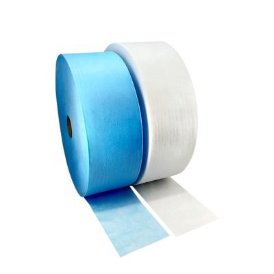 China Medical Grade Waterproof PP Non Woven Fabrics Spun Bonded Lightweight Disposable Roll for sale