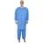 Chine Robe protectrice de Lab Coat Disposable pp de chirurgien imperméable de polyéthylène à vendre