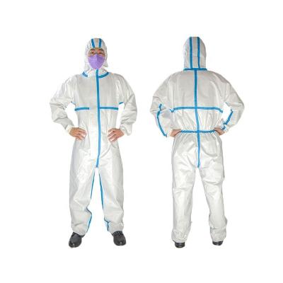 China Disposable Protective Coverall Clothing Sterile Medical PP Protective Suits for sale