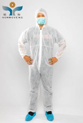 China SBPP Disposable Protective Coverall Suits 25gsm CE ISO Non Woven Clothing for sale