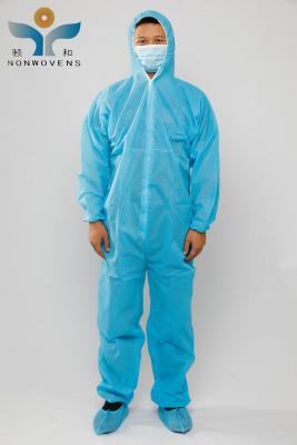 中国 使い捨て可能な保護つなぎ服は病院のための完全なボディ カバーnonwovenつなぎ服に適する 販売のため
