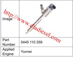 China BOSCH common rail 0 445 110 359  Injector for sale