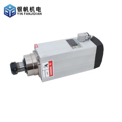 China 6kw GDZ-120x103-6 Air Cooled Spindle Motor with ER32 Collect Weighing 14.8KG for sale