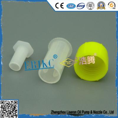 China Delphi injector plastic protection cap E1023001 , common rail car injector flip spouted cap / practical production cap for sale