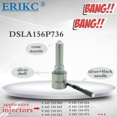 China ERIKC DSLA 156P 736 Mercedes bosch diesel parts injector nozzle , injector sprayer nozzle tip 0433175163 / DSLA 156 P736 for sale