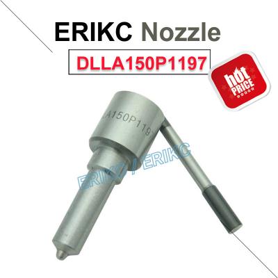 China ERIKC auto fuel HYUNDAI injector 0 445 110 290 / 126 nozzle bosch DLLA150 P 1197 , common rail KIA nozzle DLLA150P 1197 for sale