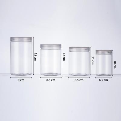 China LDPE Wide Mouth Plastic Jars Food Jars Cosmetic Packaging Jars Dried Fruit Bottle for sale