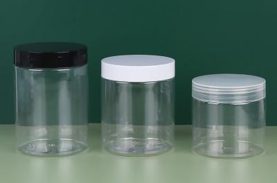 China Customize 15ml 20ml Transparent PET Plastic Cream Jar Eye Cream Jar for sale