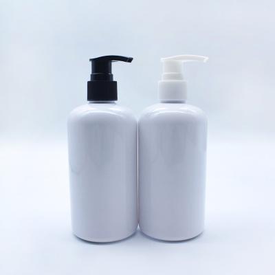 China 250ml White Color 24/410 PET Plastic Lotion Pump Bottle For Shampoo for sale
