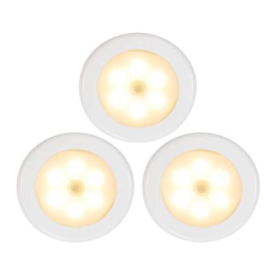 China 3 Watt Night Touch Switch LED Light 8cm diameter For Indoor Illumination for sale