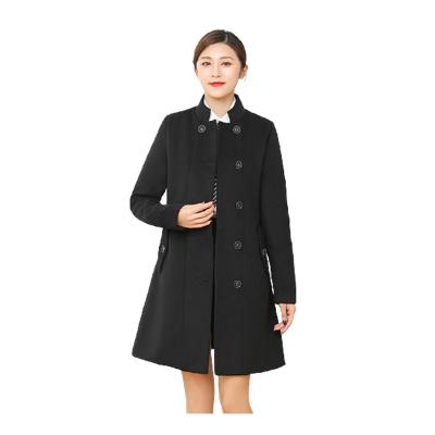China Property Management Thick Warm Woolen Coat Property Anti-wrinkle Winter Double Breasted Suit for sale