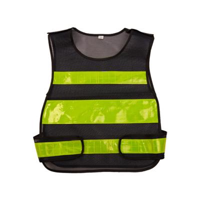 China Hi Vis Reflector Black Safety Vest Policeman High Quality Road Hi Vis Cheap Work Safety Vest From Chinese Factory for sale