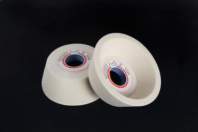 China White Cup Grinding Wheel For Steel Reamer Cup Wheel Grinding Disc for sale