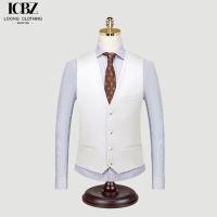 Quality Seamless Fusing Groomsmen Suit Vest for Men's Winter Workwear Korean Version for sale