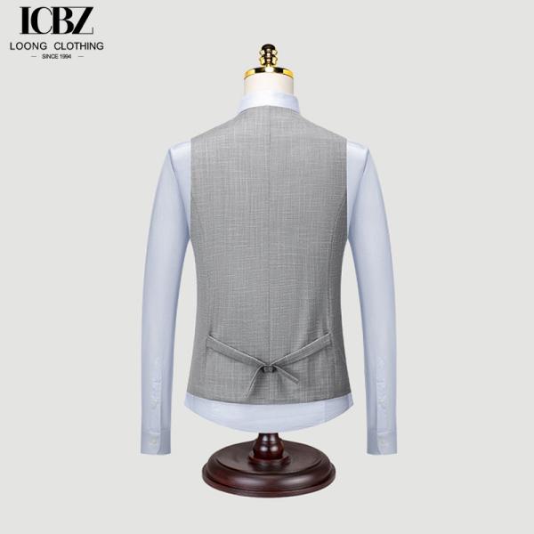 Quality Support 7 Days Sample Order Lead Time Woven Slim Work Vest for Groom's Wedding for sale