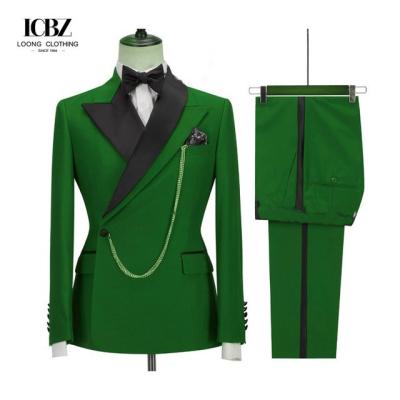 Chine Vêtements d'affaires pour hommes Vêtements de couleur designers en laine brune / polyester à prix à vendre