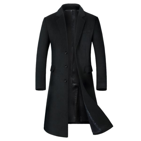 Quality Nonwoven Weaving Method LCBZ Waterproof Thick Knee Length Wool Jacket for Men for sale