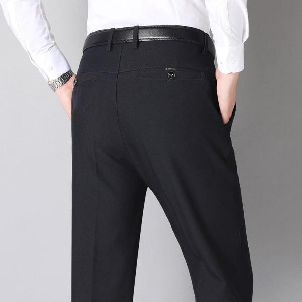 Quality Adjustable White Black Chino Trousers for Men Spring Season Regular Fit Dress for sale