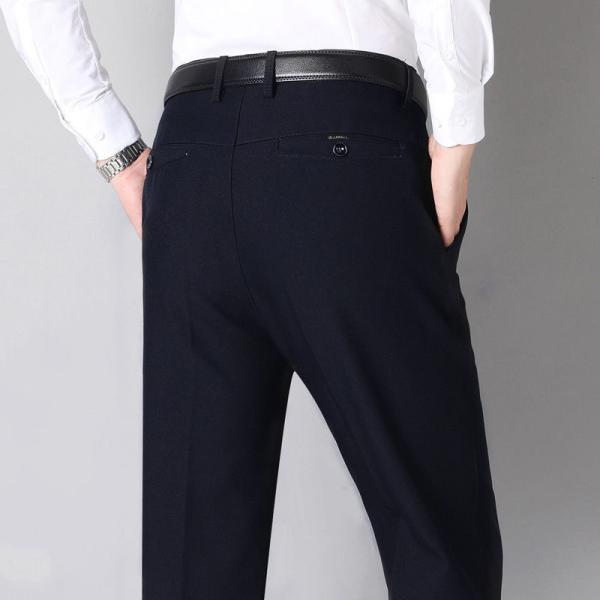 Quality Adjustable White Black Chino Trousers for Men Spring Season Regular Fit Dress for sale