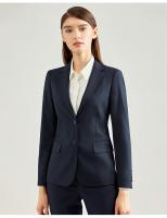 Quality Professional Slim Fit Ladies Blazers Office Wearing Suit with Windproof Fabric for sale