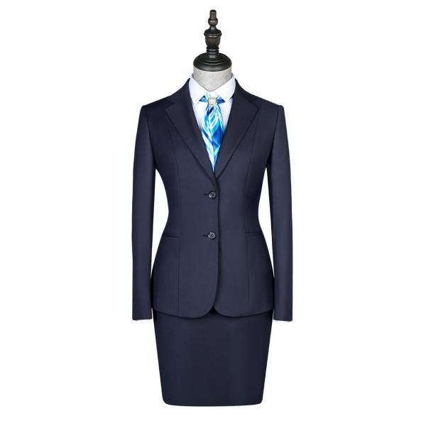Quality V-neck Collar Blazer Skirt Women Suit Set for Office Pencil Skirt 2 Pieces for sale