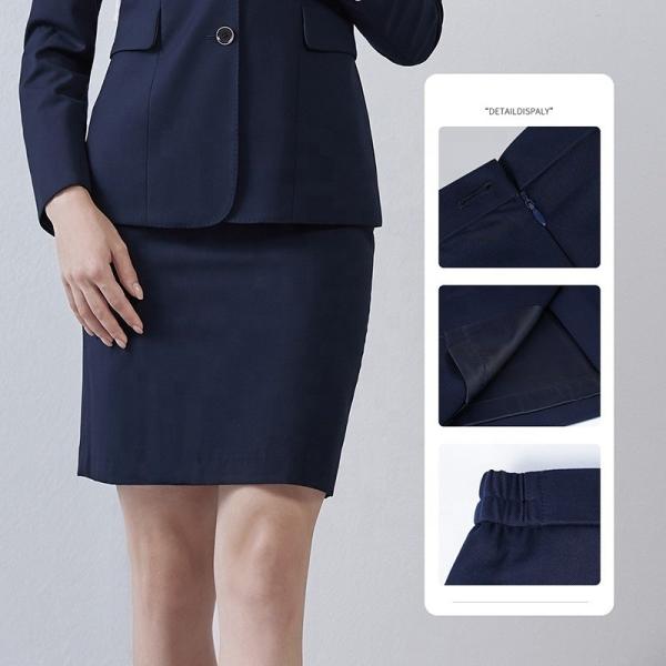 Quality Work Occasion Knee-Length Plain Dyed Button Cotton Pencil Skirt for Elegant for sale