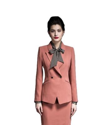 Китай Профессиональный стройный блейзер для дам офисные женские деловые костюмы 2 шт. продается