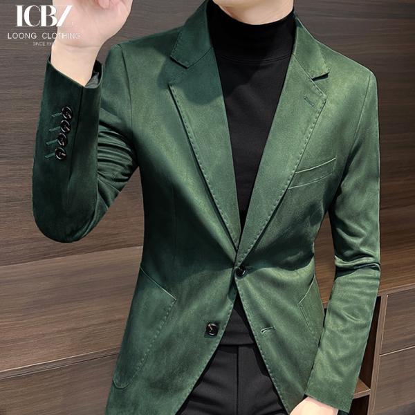 Quality Customized Deerskin Single-Breasted Two Button Suit Blazer for Men's Business for sale