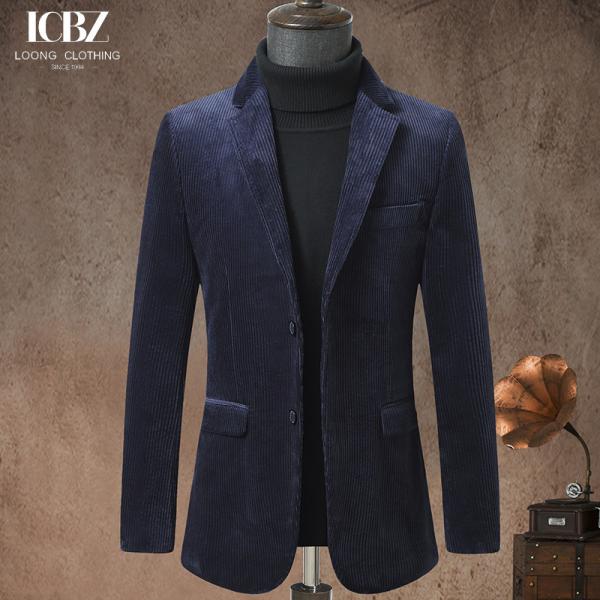 Quality Adults Corduroy Suit Jacket 2024 Custom End Slim Single Corduroy Casual Suit for for sale