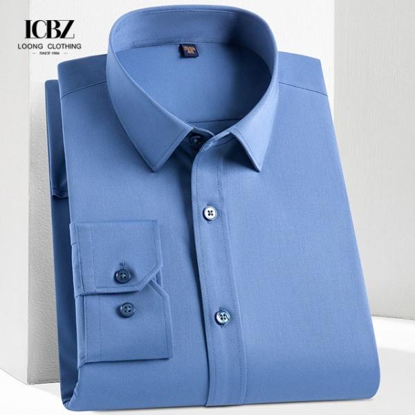 Quality Spring Four-Season Men's Long-Sleeved Shirt with Waterproof and Stain-Proof for sale