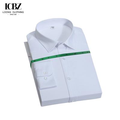 China Camisa de vestido de fibra de bambu de secagem rápida e elegante para homens para uso no escritório à venda