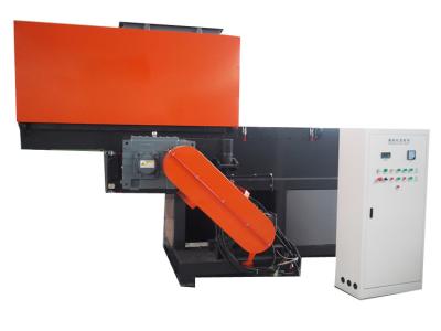 China Movable D2 Plastic Shredder Machine 3000kg Single Shaft Shredder Hopper for sale