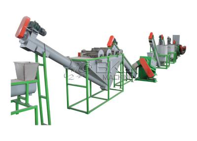 China Washing 100ppm Waste Bottles PET Recycling Line 2000kg/H for sale