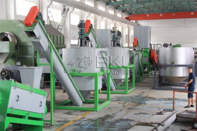 China SS304 20mm PET Recycling Line 500KG H Crush Pet Flakes Washing Line for sale