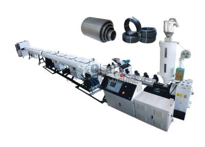 China HDPE Single Screw Plastic Extrusion Machine PPR Pvc Pipe Production Line for sale