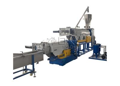 China PP Ldpe Plastic Granulating Line 120mm HDPE Plastic Recycling Granulator Machine for sale