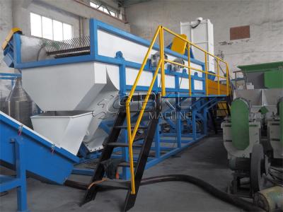 China LDPE Waste Plastic Recycling Lines 100mm Clean Flakes for sale