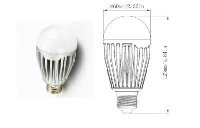 Chine Le cree d'UL de Dimmable a mené l'ampoule de golf de l'ampoule E27 AC120V E26 LED pour des écoles à vendre