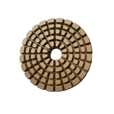 China 4 Inch Round Resin Floor Diamond Polishing Pads For Glass for sale