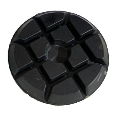 China Brown 5 Inch Concrete Polishing Pads 5mm Thickness Floor Polishing Tools for sale