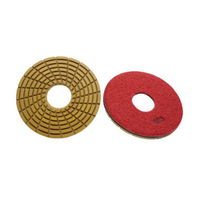 China 10inch 250mm Dry Resin Concrete Polishing Pads Color Customized for sale