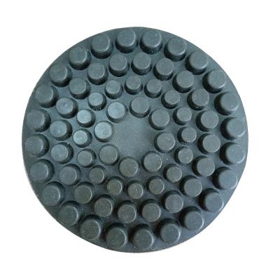 China Small Cylindrical Resin Concrete Polishing Tools  4'' 100mm Round Flexible Type for sale