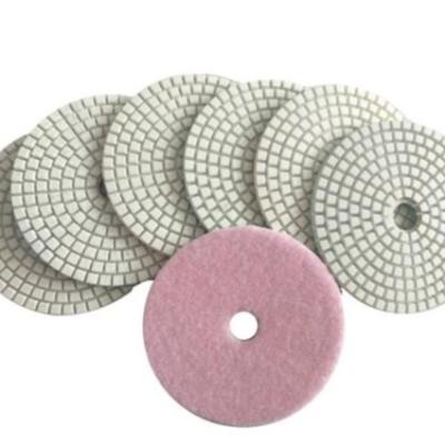 China Diamond Dry Concrete Polishing Pads Grit 50 Grit 100 With Water Mill for sale