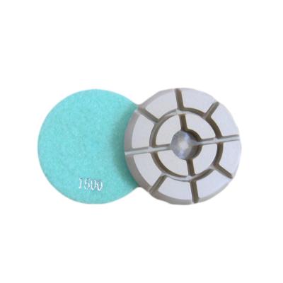China 10mm Transitional Diamond Toolings Resin Polishing Pads For Concrete Floors for sale