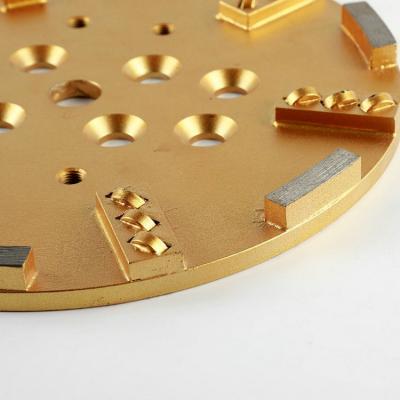 China Disco de moedura concreto do diamante PCD uma forma redonda amarela de 4 polegadas à venda
