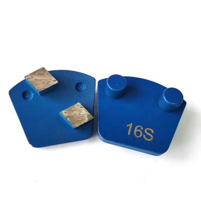 China 10mm Concrete Diamond Tools 80# Concrete Grinding Shoes For Werkmaster Machine for sale