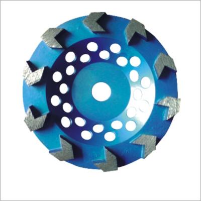 China 4 polegadas copo concreto da roda de moedura de 5 polegadas dado forma com seção transversal da seta à venda