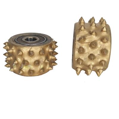 China 45 Tooth Roller Diamond Bush Hammer Tools For Stone Lychee Surface for sale