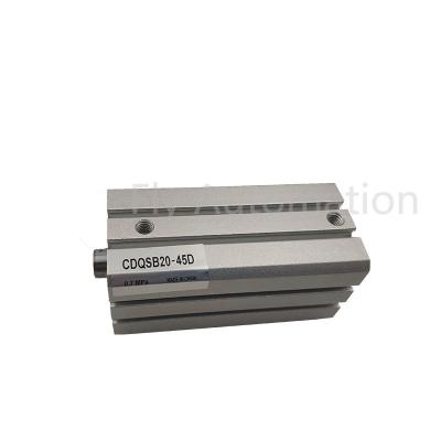 中国 SMC CQS CDQS Series Compact Cylinder 12 to 25mm Bore size Pneumaticc cylinder CDQSB20-45D 販売のため