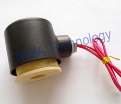 China 24V -380V Water Solenoid Valve Coil with Black Iron Cover for 2/2 Way Solenoid Valve for sale